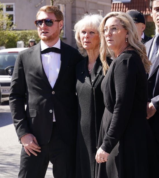 Gertrud Campeotto med børnene Claudia og Filippo.