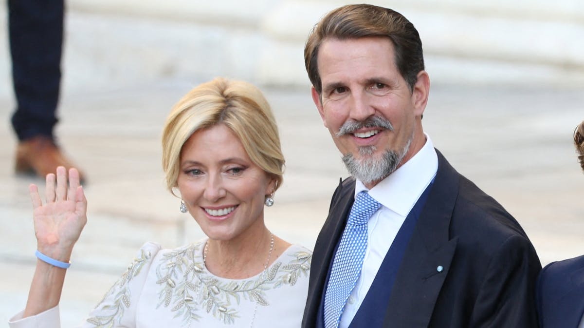 Kronprinsesse Marie-Chantal og kronprins Pavlos