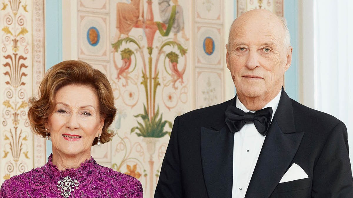 Dronning Sonja og kong Harald.