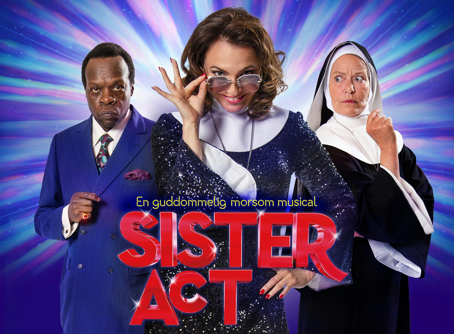Musicalen "Sister Act" har premiere den 21. september på Det Ny Teater. 