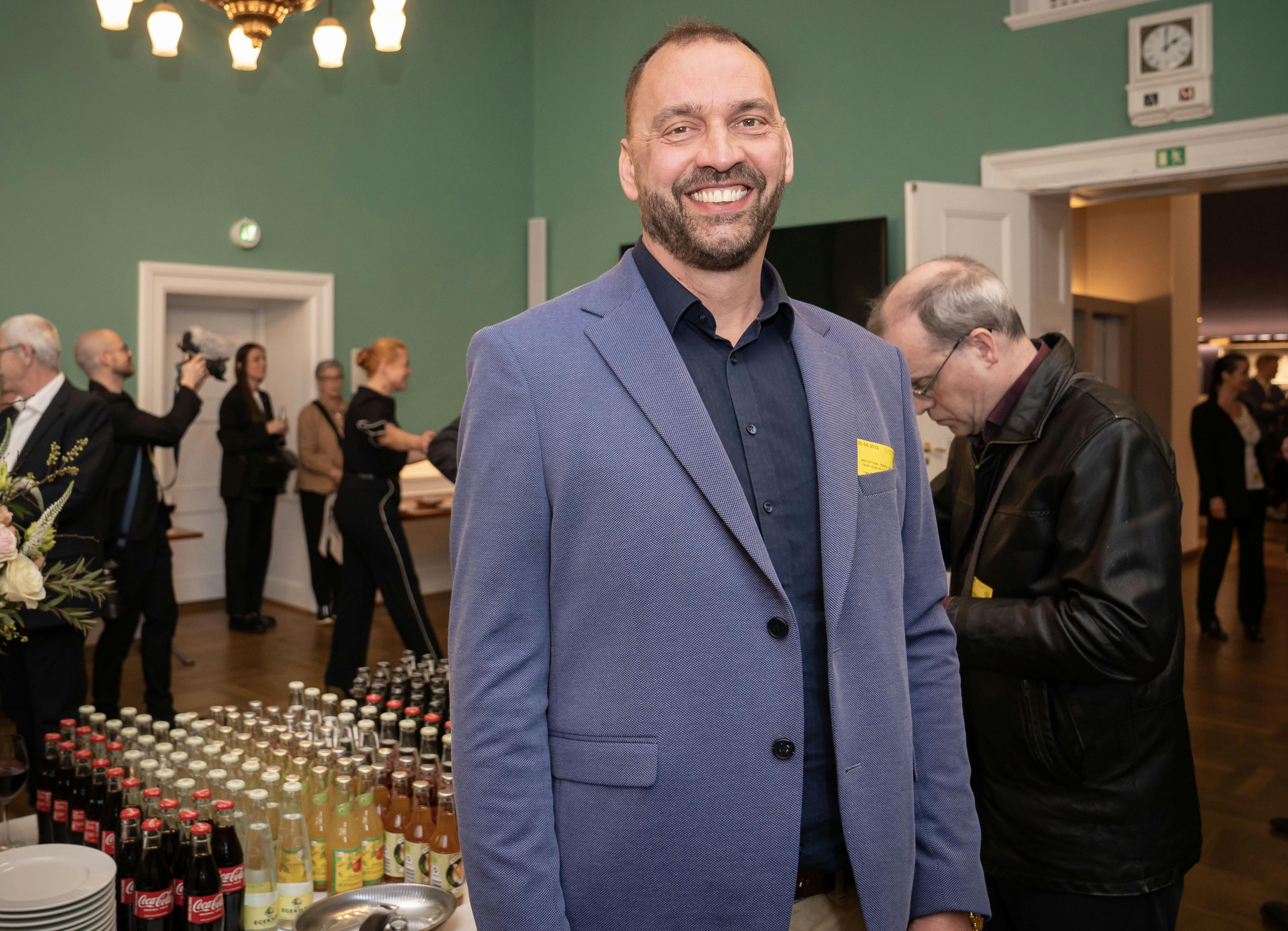 Allan Hem Jensen til reception for Inger Støjberg