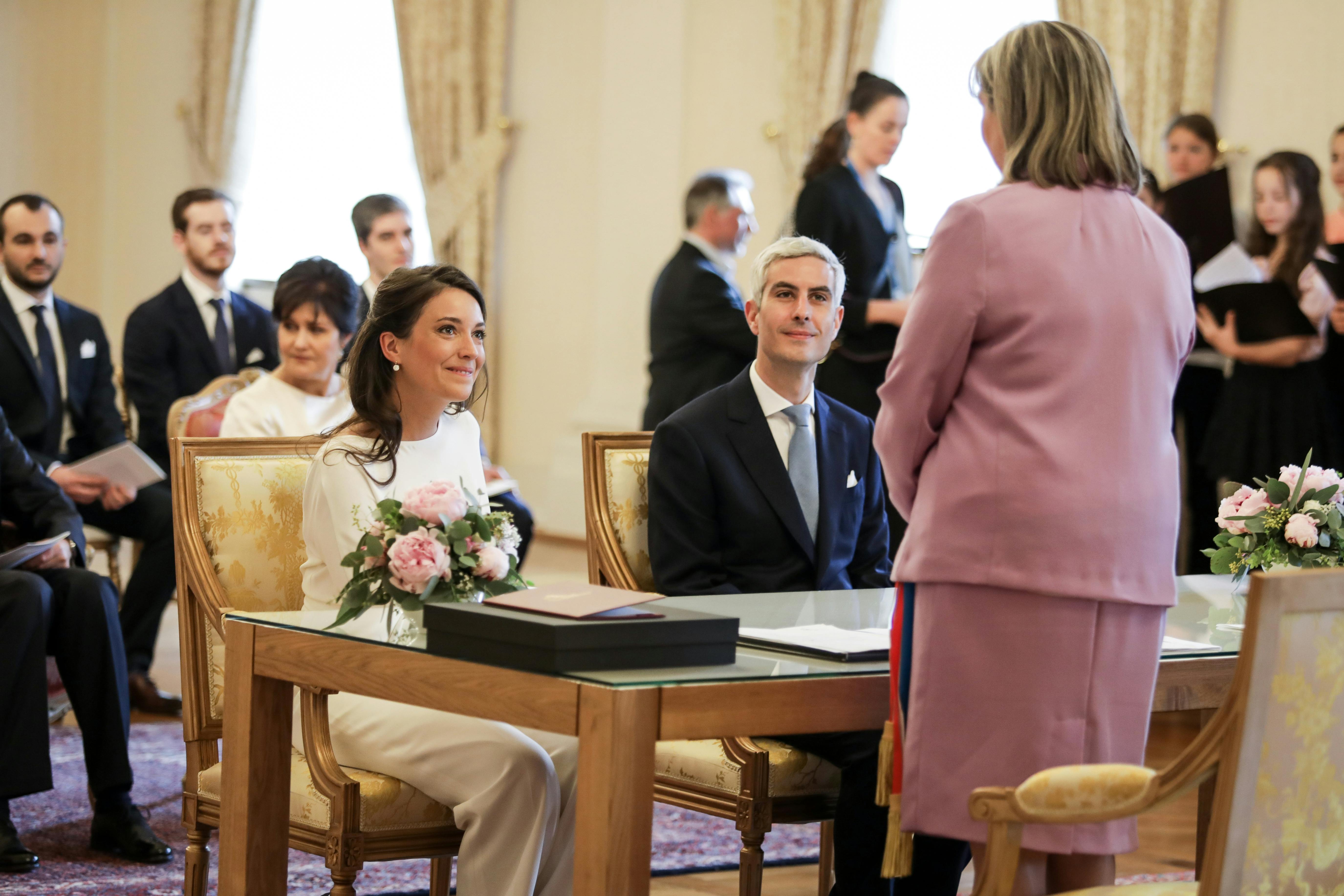 Prinsesse Alexandra og Nicolas Bagorys bryllup den 22. april 2023.&nbsp;

