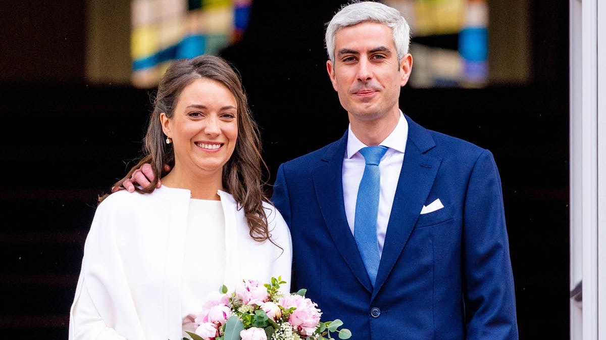 Prinsesse Alexandra og Nicolas Bagory. 