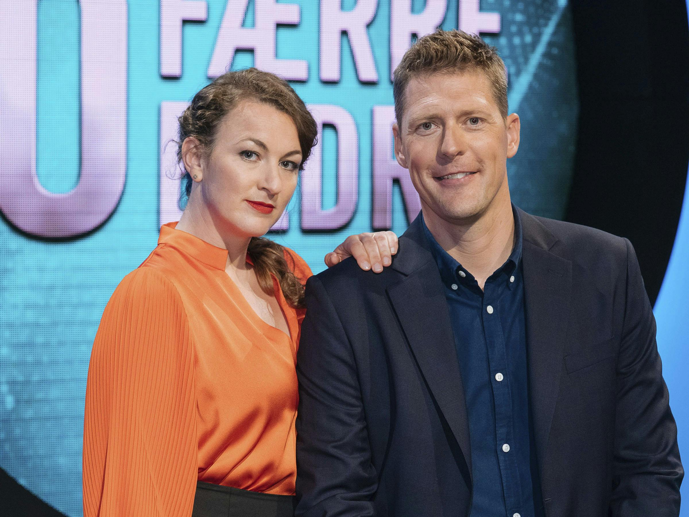 Marie Tangaa og Steen Langeberg i ”Jo færre jo bedre” 