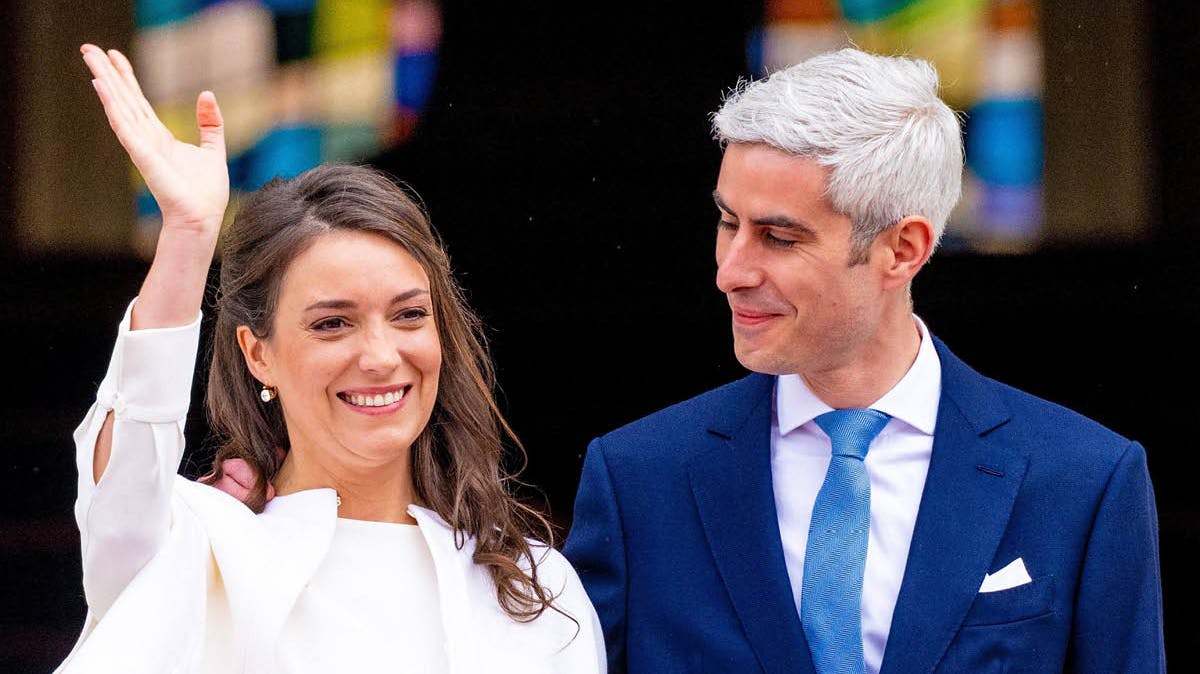Prinsesse Alexandra og Nicolas Bagory.