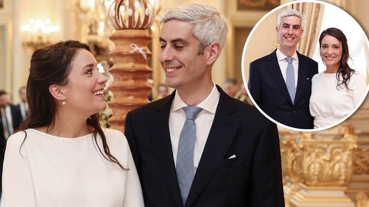 Prinsesse Alexandra og Nicolas Bagory.