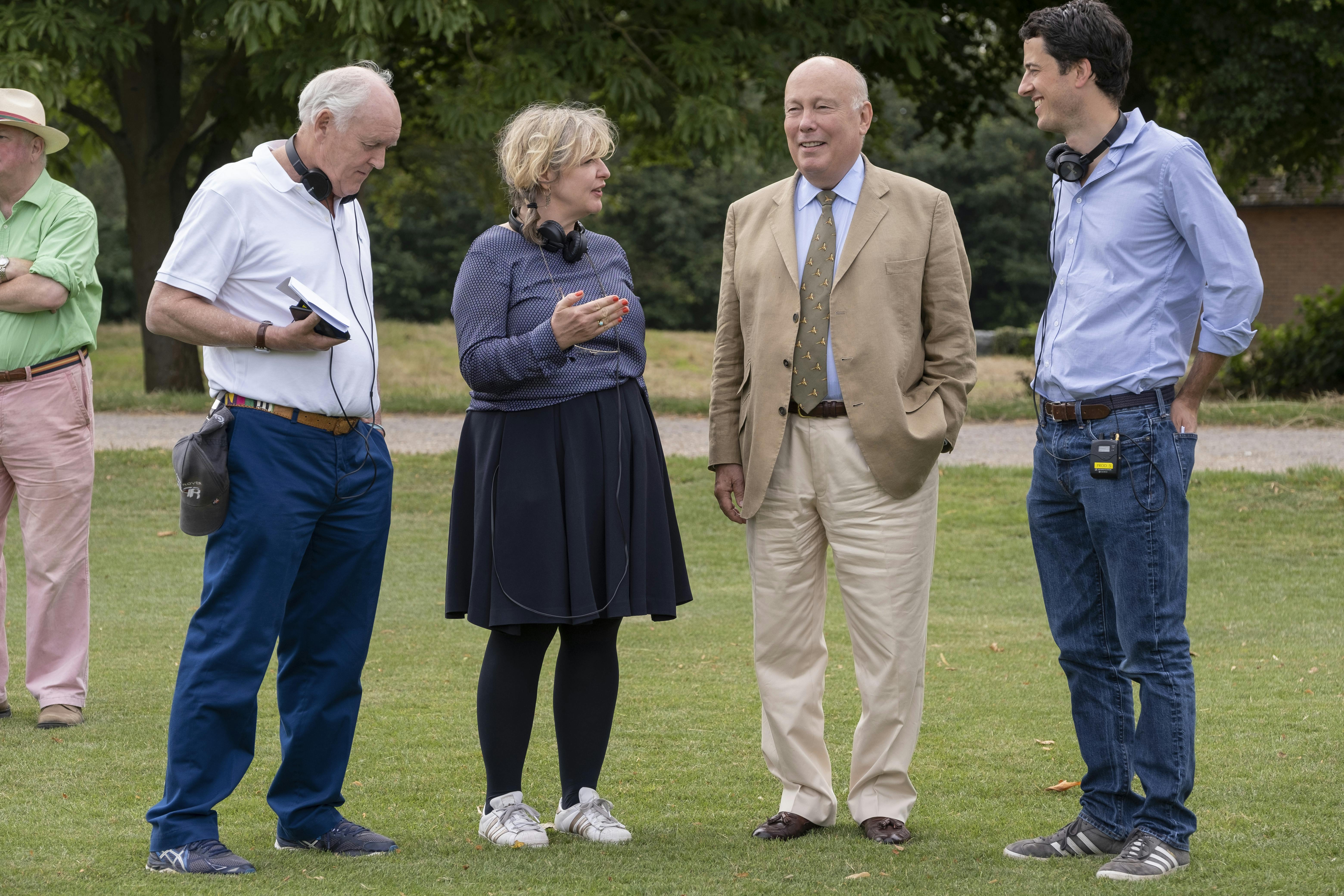 Julian Fellowes og Birgitte Stærmose.