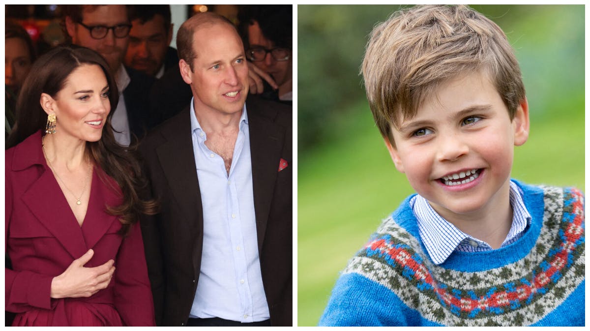 Prinsesse Catherine, prins William og prins Louis