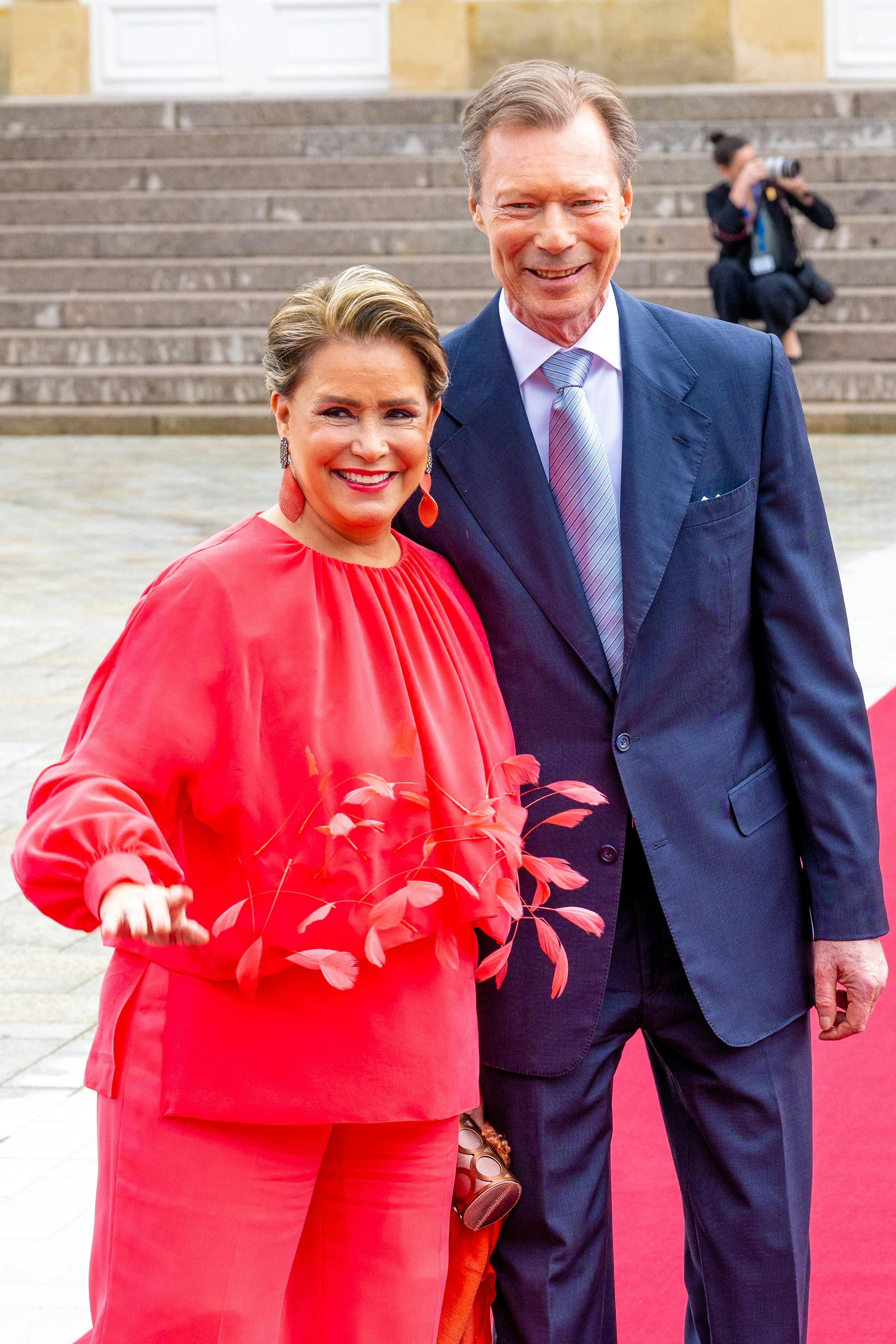 Storhertuginde Maria Teresa og storhertug Henri. 