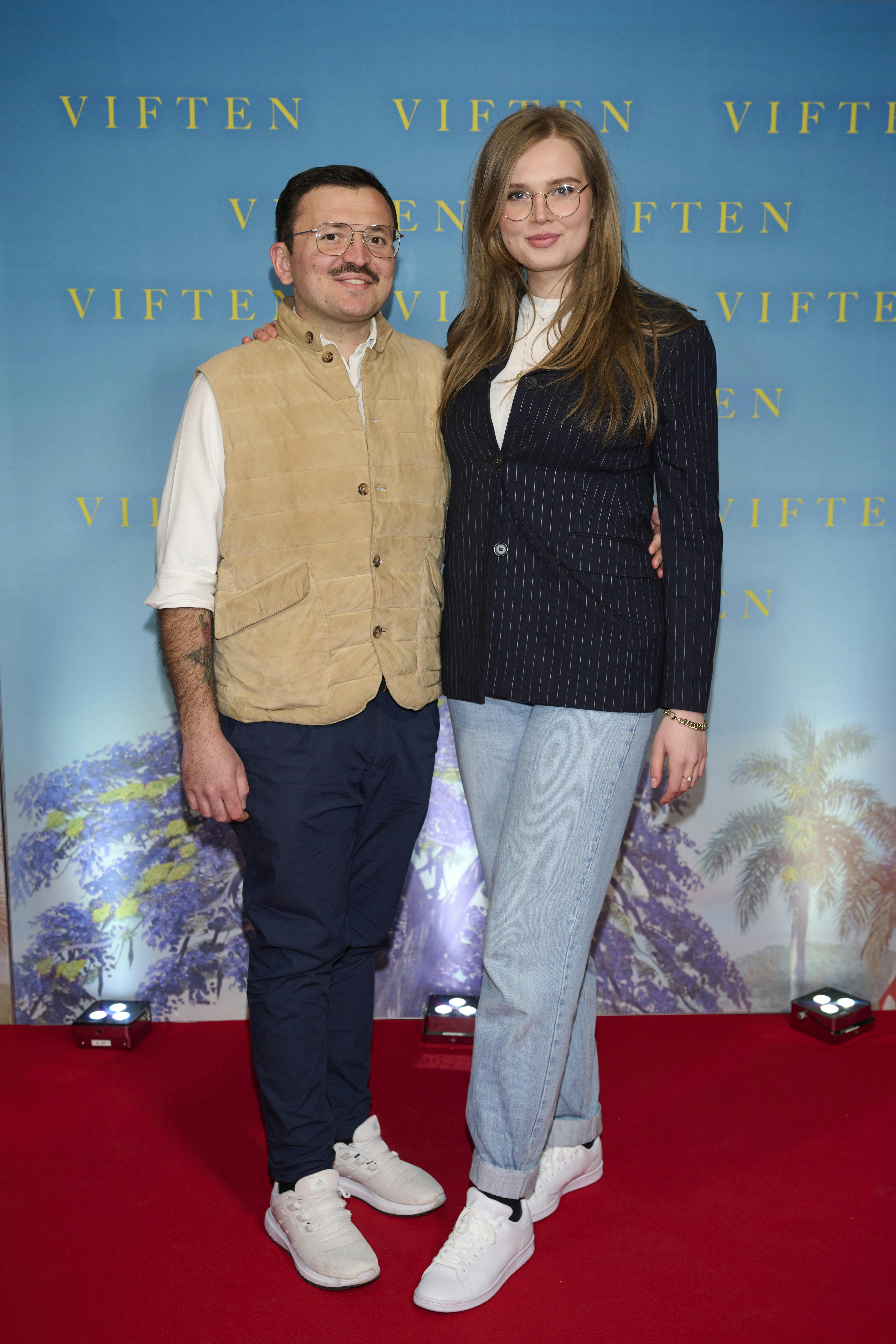 Umut Sakarya og kæresten var forleden til premiere på "Viften". 