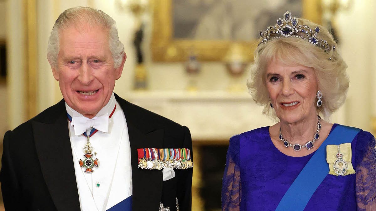 Kong Charles og dronning Camilla.