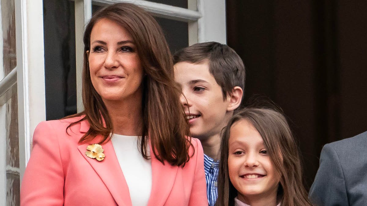 Prinsesse Marie og datteren prinsesse Athena.