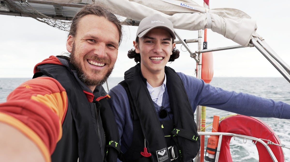 Emil Midé Erichsen og grev Nikolai. 