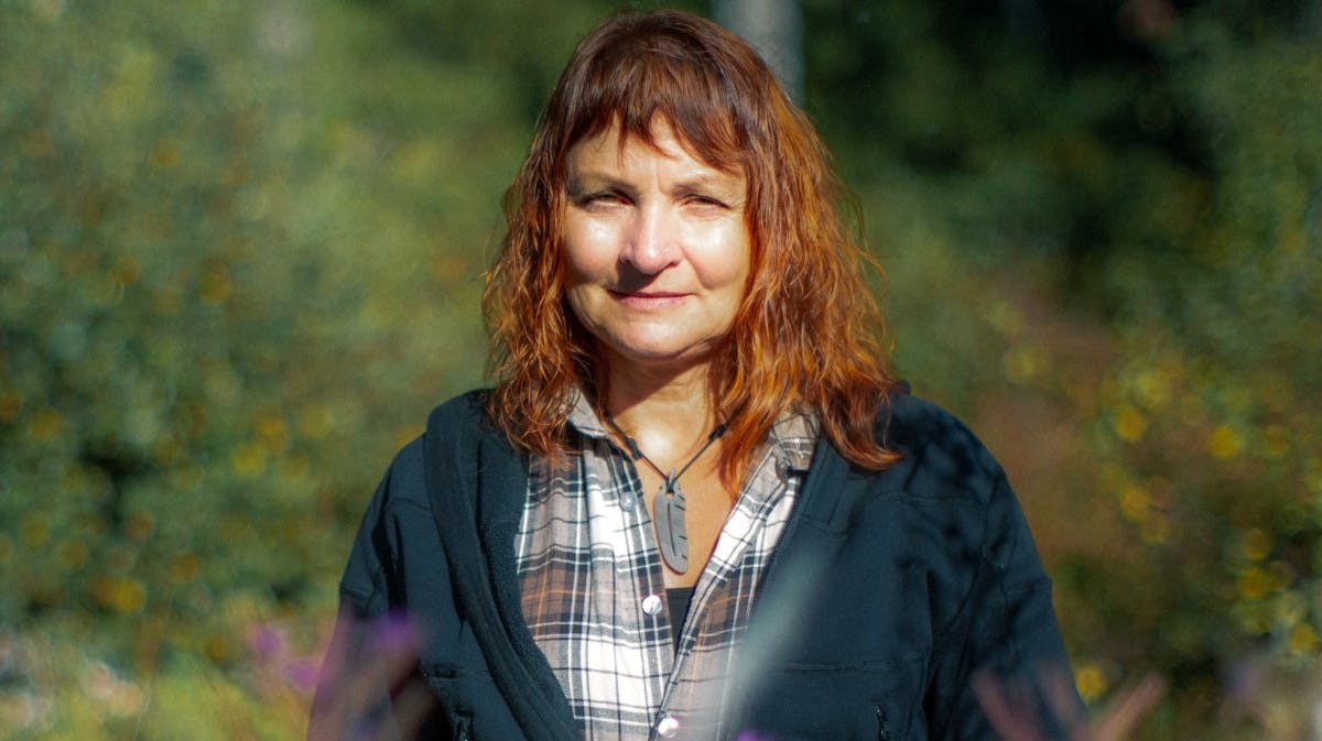 Sanne fra "Alene i vildmarken". 