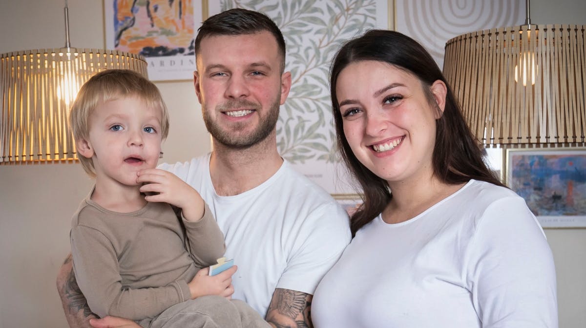 Louie, Daniel og Maria. 