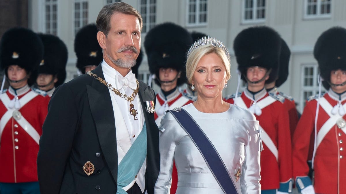 Kronprins Pavlos og kronprinsesse Marie-Chantal.&nbsp;
