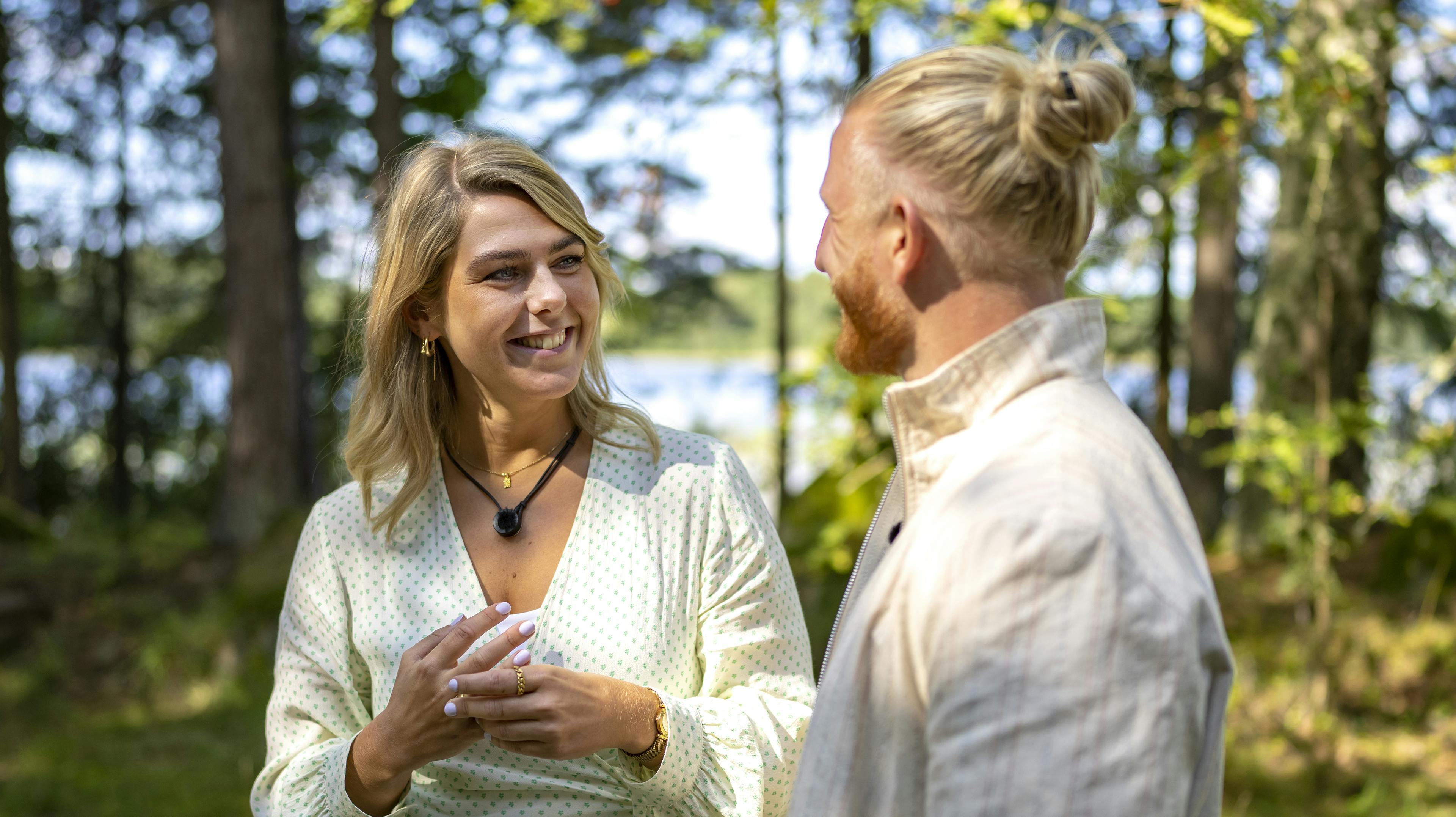 Nanna Elkjær og Morten Damstoft blevet matchet i "Alene sammen"