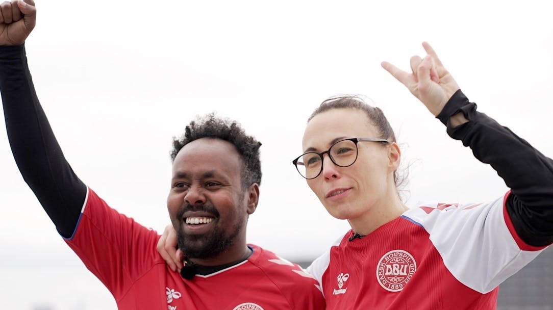 Mahamad Habane og Mette Cornelius 