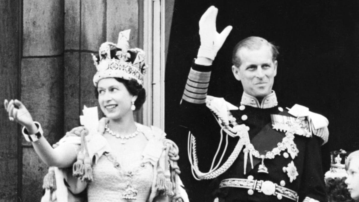 Dronning Elizabeth og prins Philip i 1953.&nbsp;