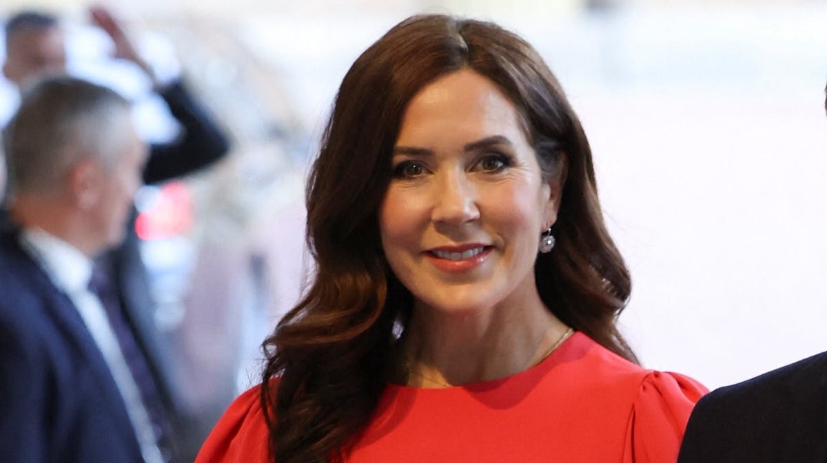 Kronprinsesse Mary til reception på Buckingham Palace. 