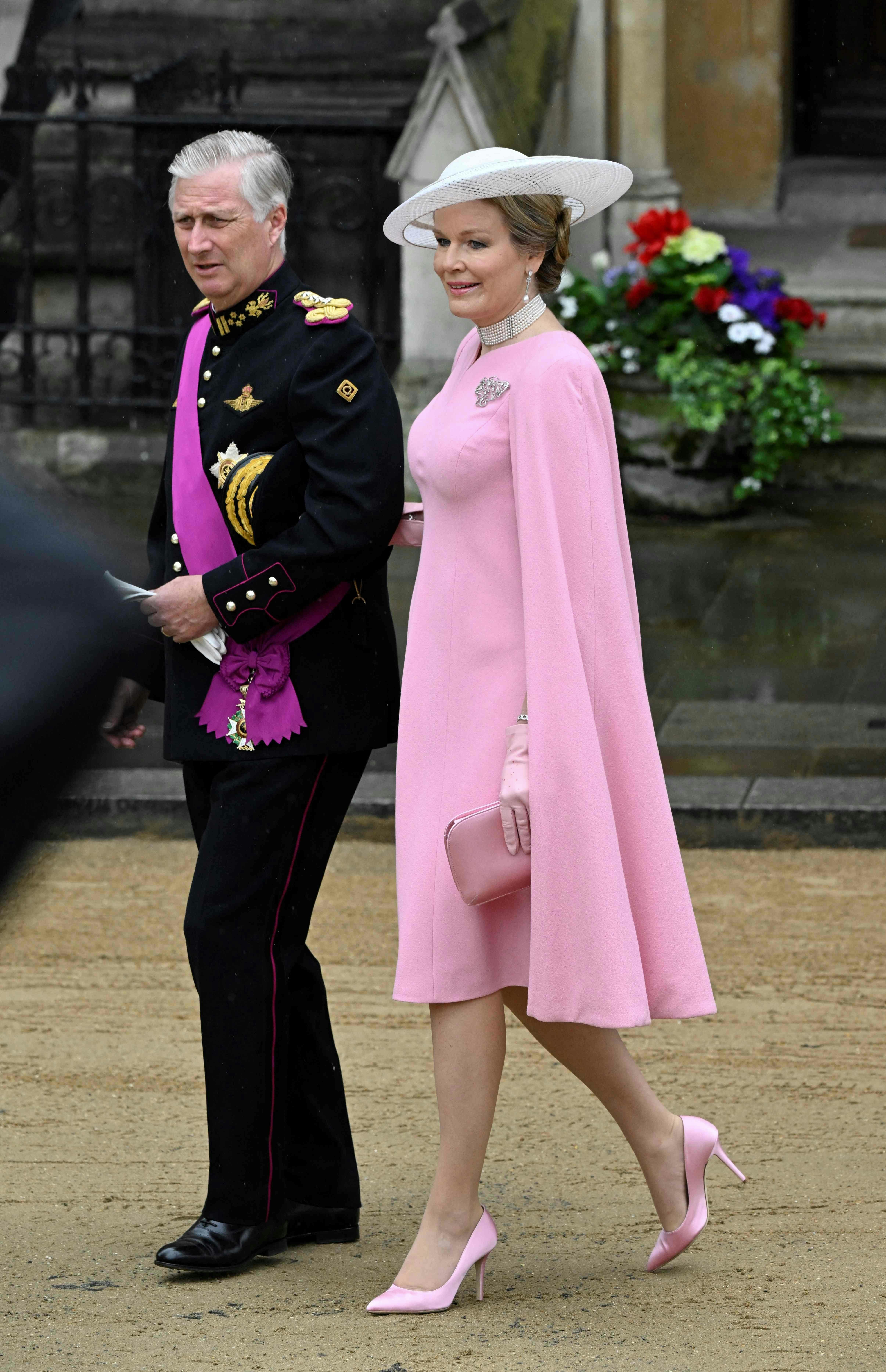 Kong Philippe og dronning Mathilde.&nbsp;
