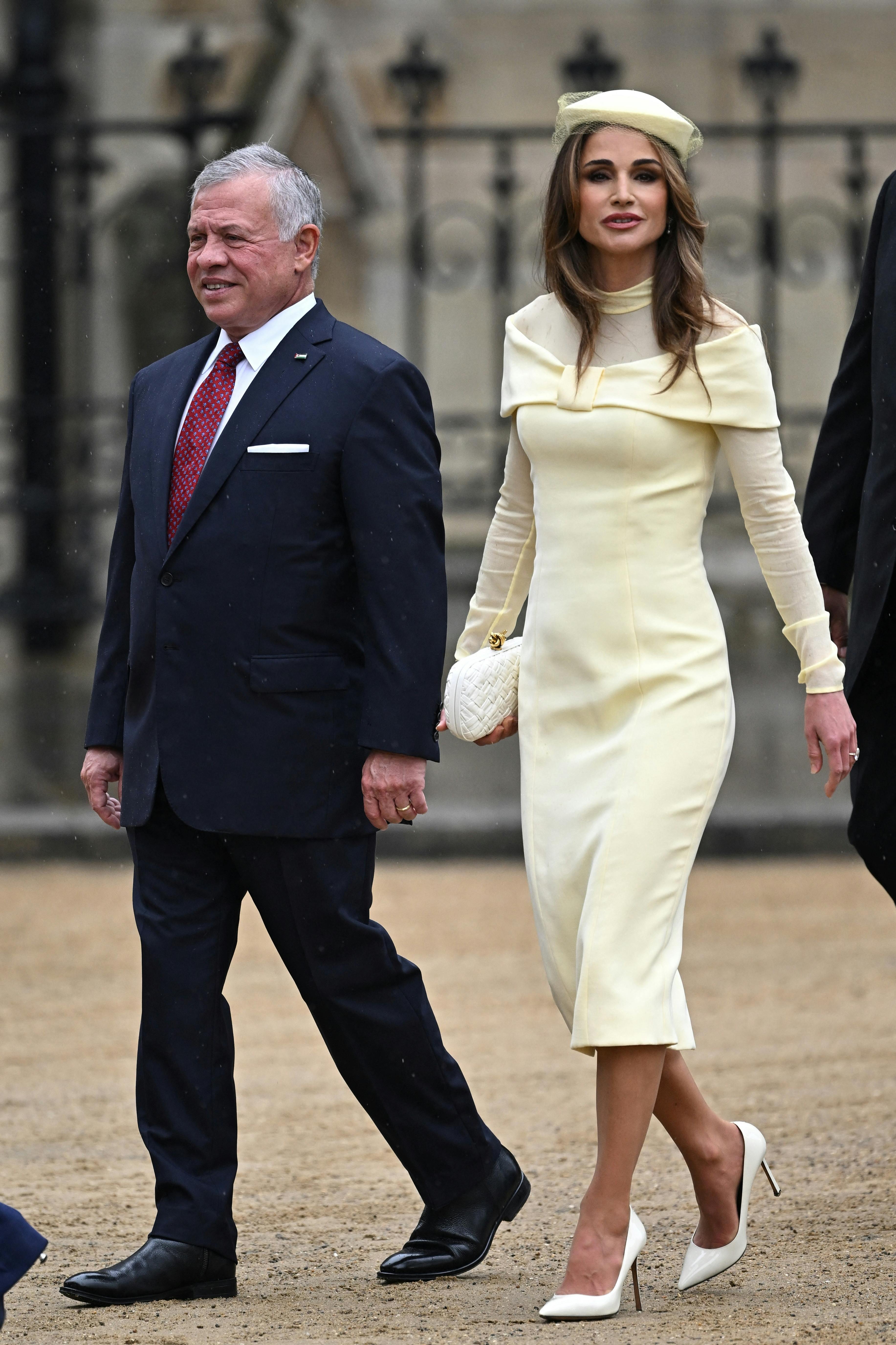 Kong Abdullah og dronning Rania.&nbsp;
