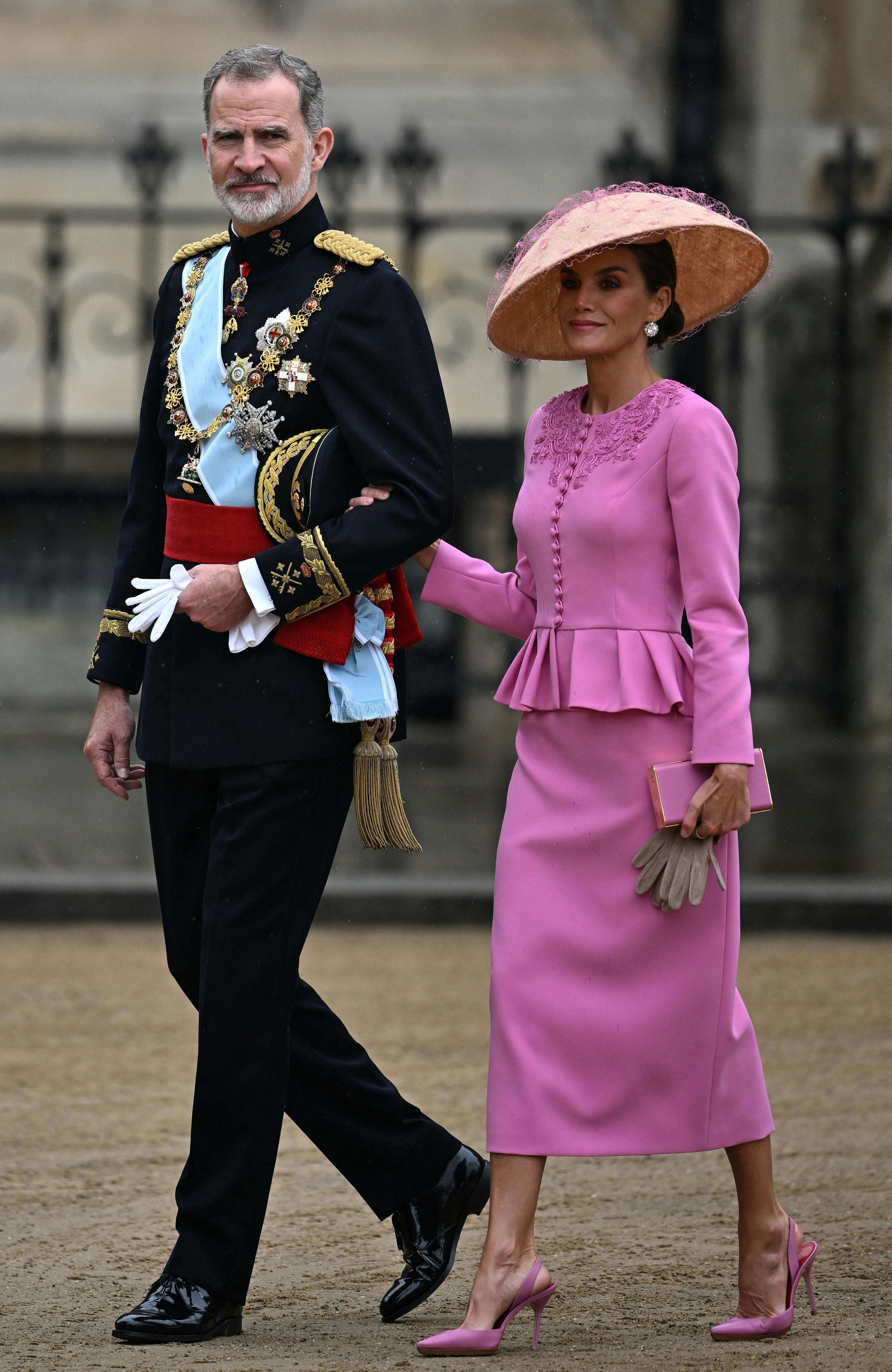 Kong Felipe og dronning Letizia.
