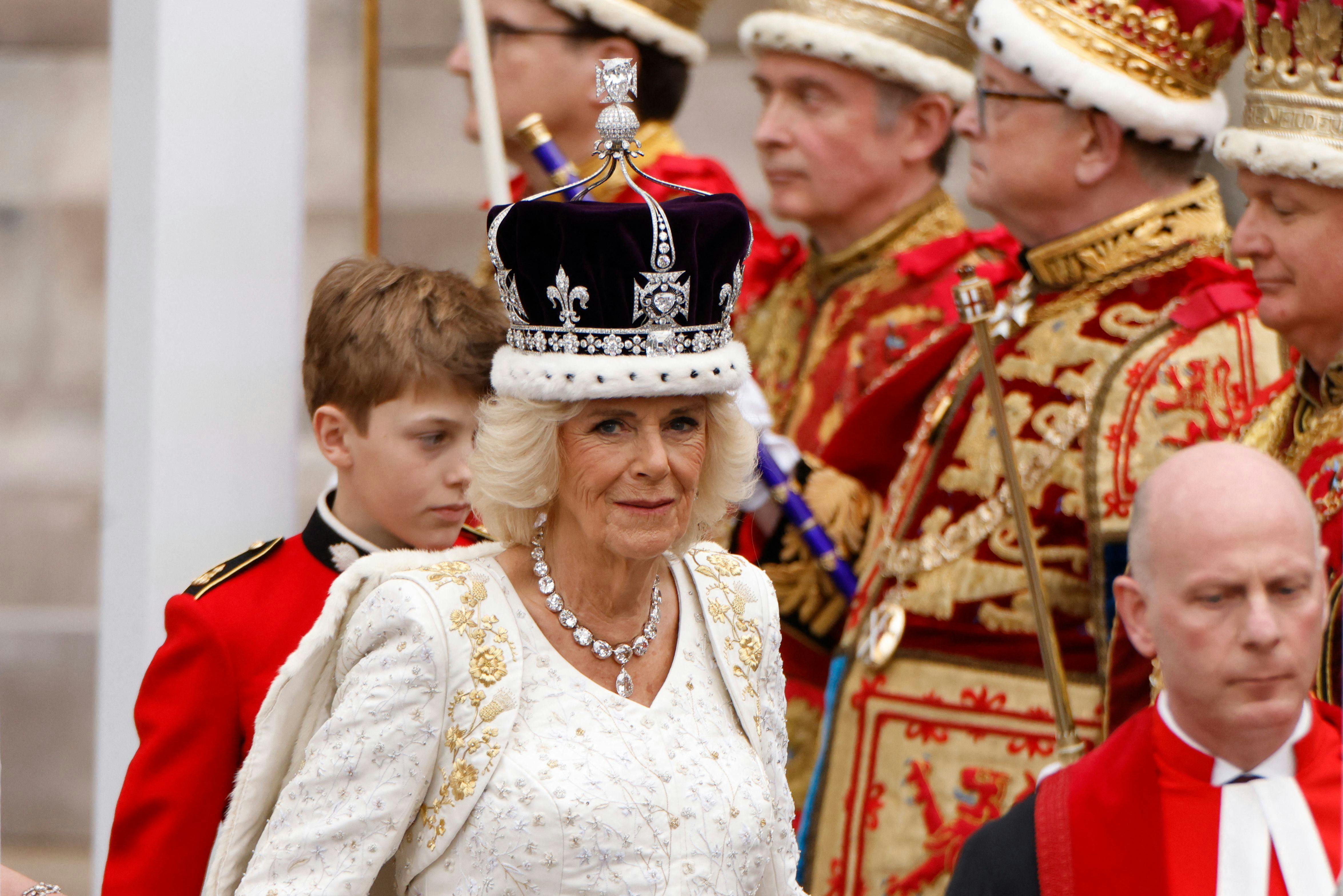 Dronning Camilla.&nbsp;
