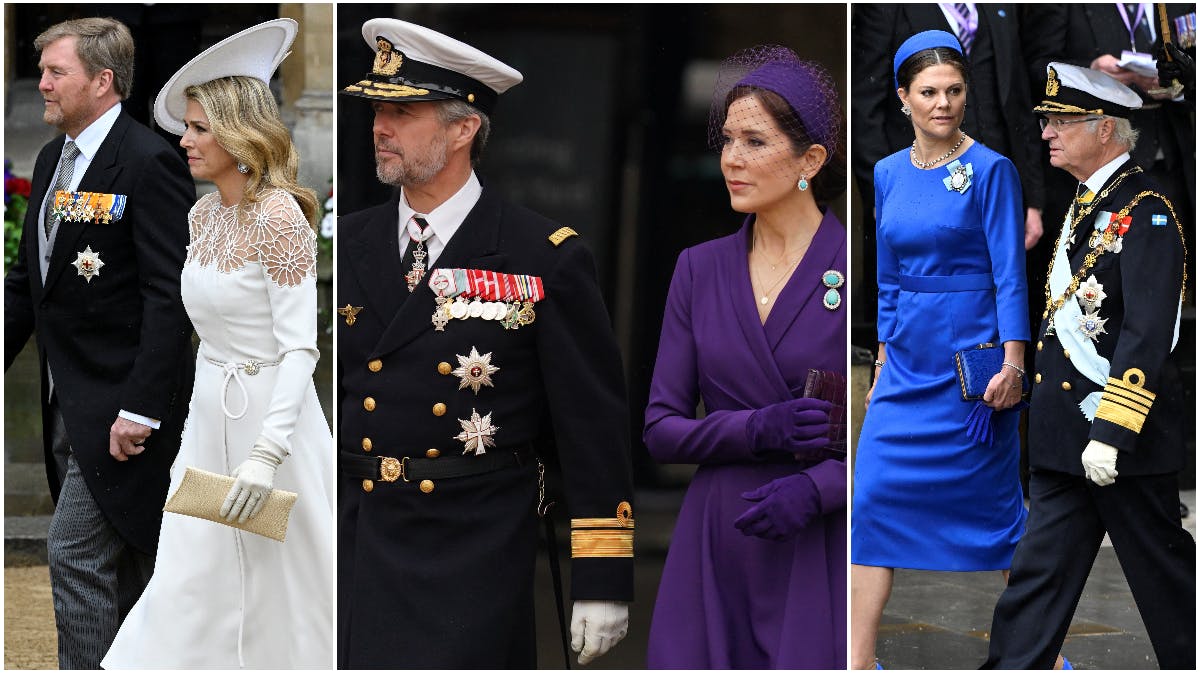 Kong Charles og dronning Camillas kroning i Westminster Abbey.