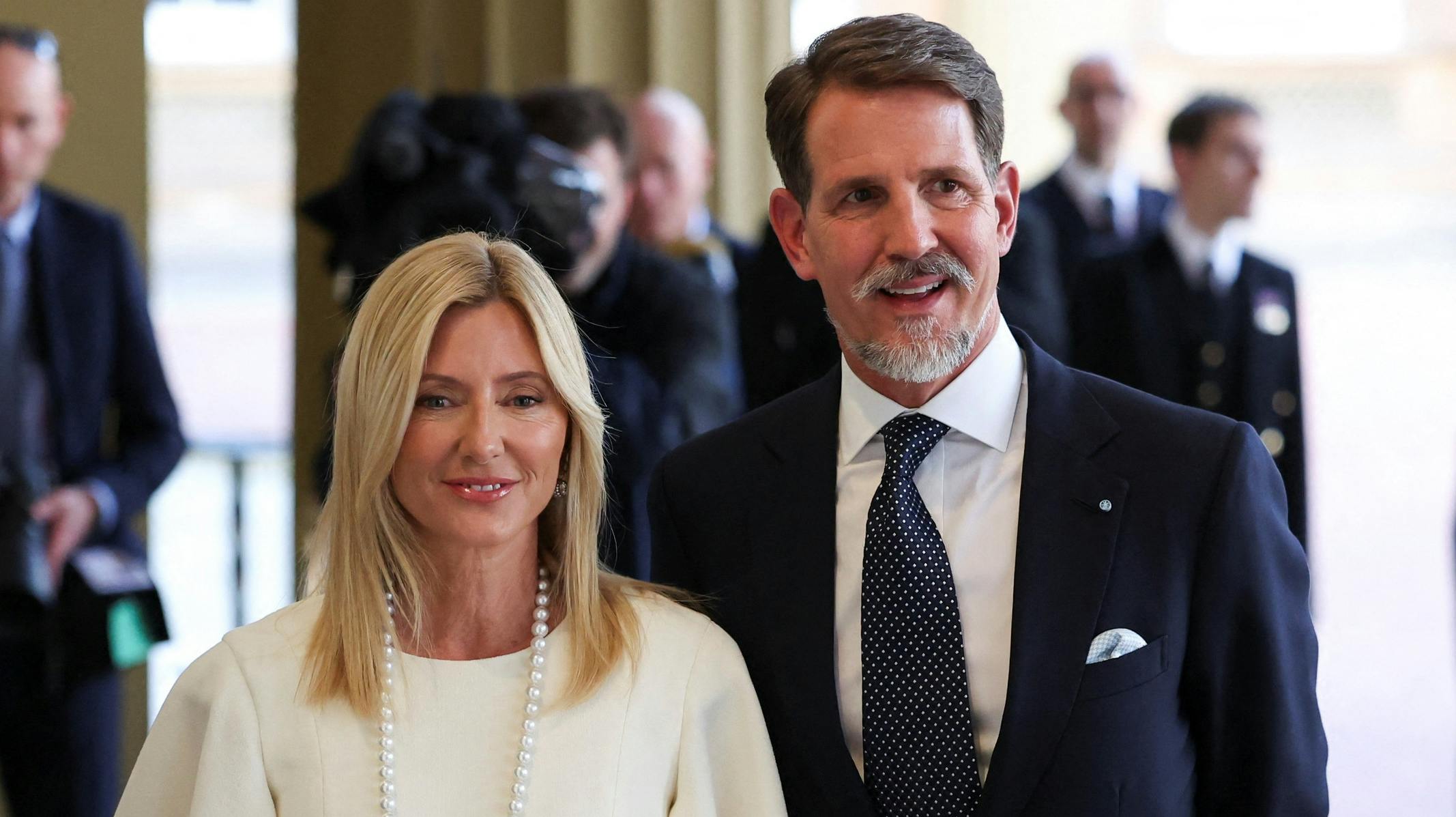 Kronprinsesse Marie-Chantal og kronprins Pavlos