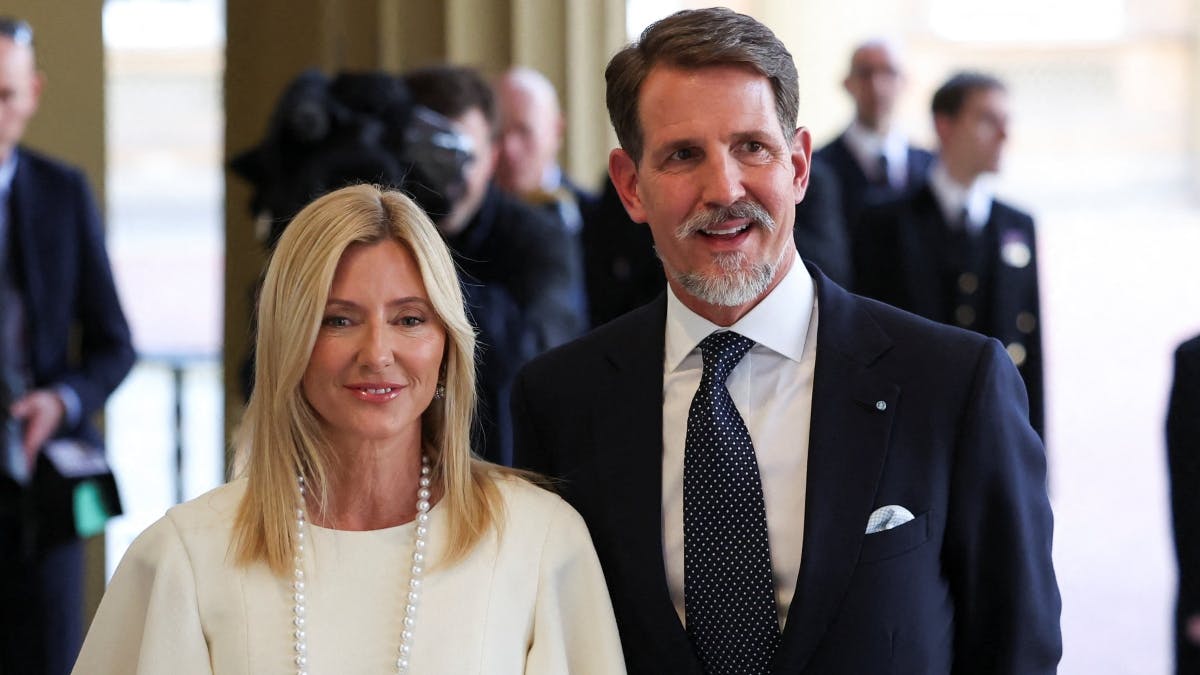 Kronprinsesse Marie-Chantal og kronprins Pavlos
