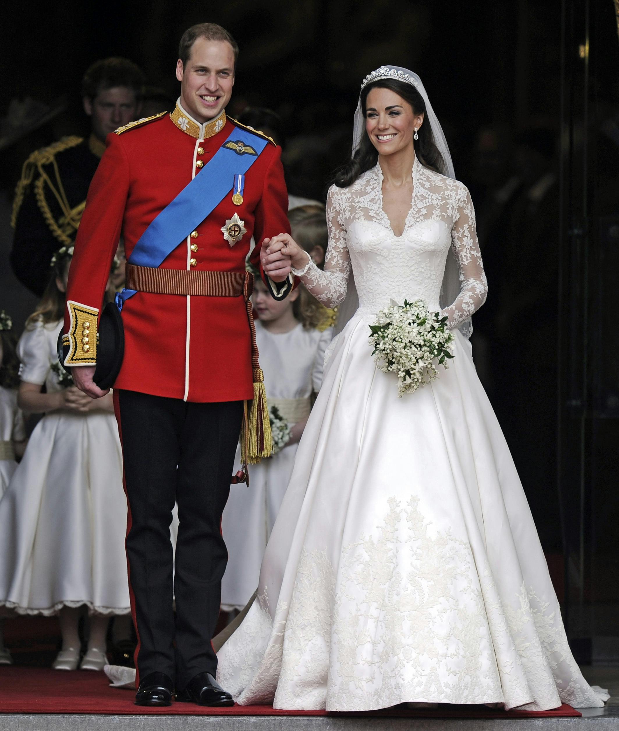 Prins William og prinsesse Kate ved brylluppet i 2011.&nbsp;
