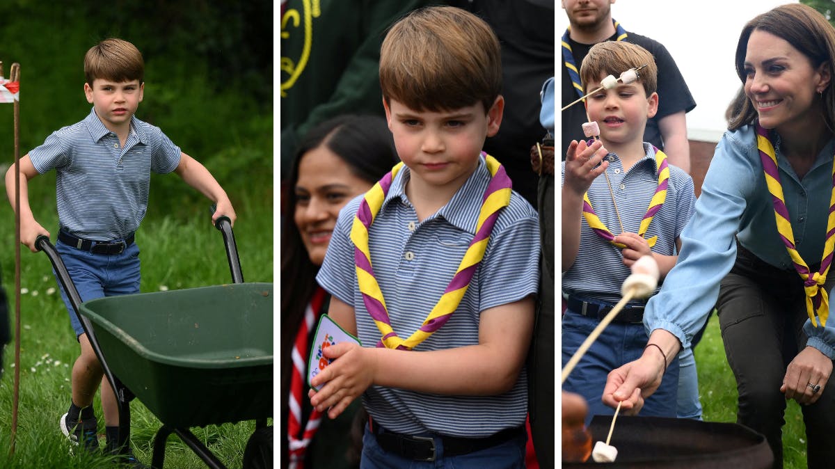 Prins Louis nød dagens familieudflugt. 