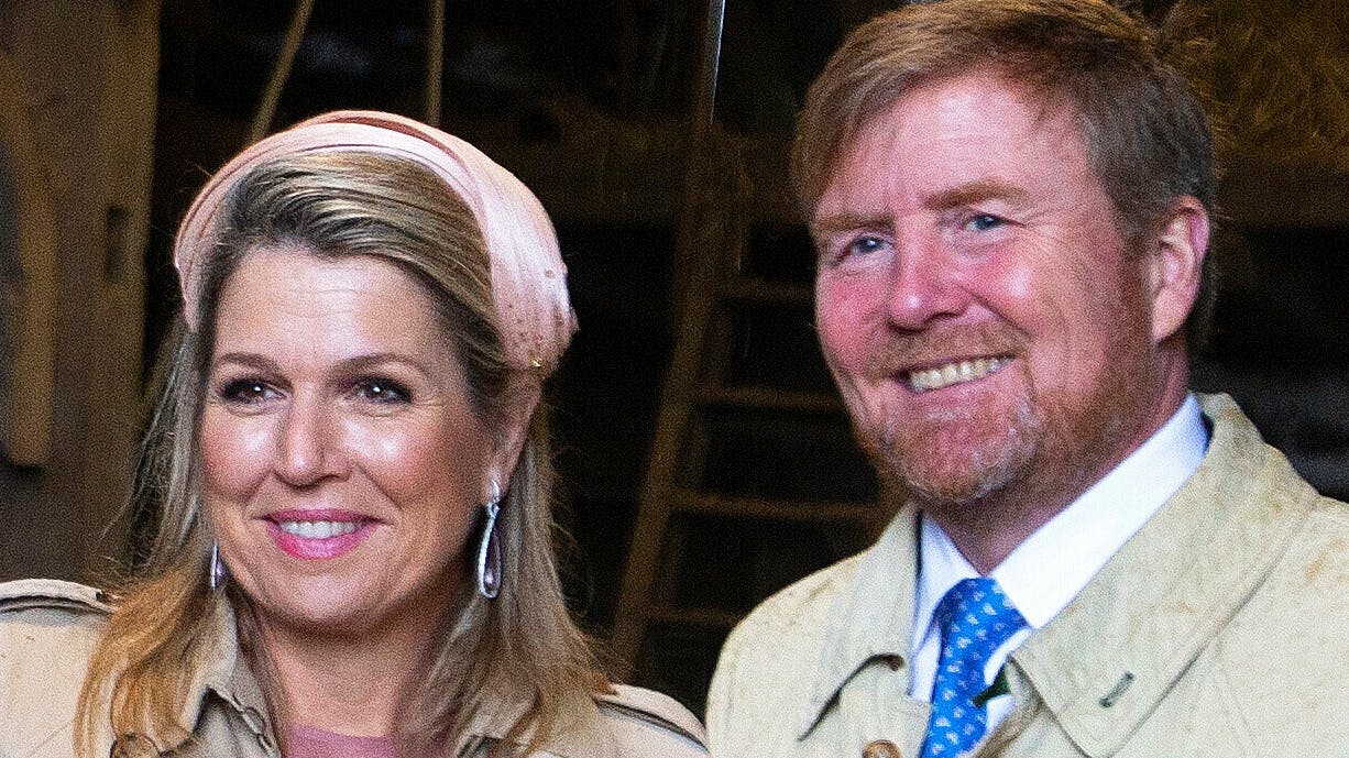 Dronning Maxima og kong Willem-Alexander på tur til den hollandske ø Texel.