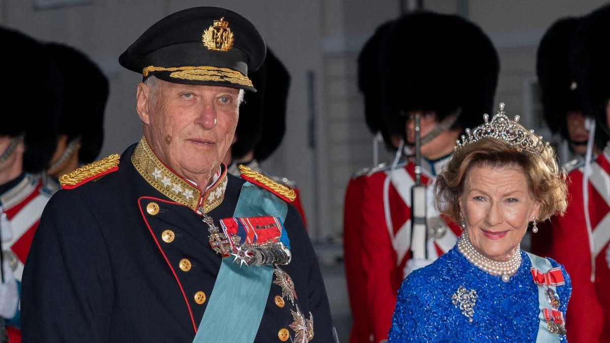 Kong Harald og dronning Sonja. 