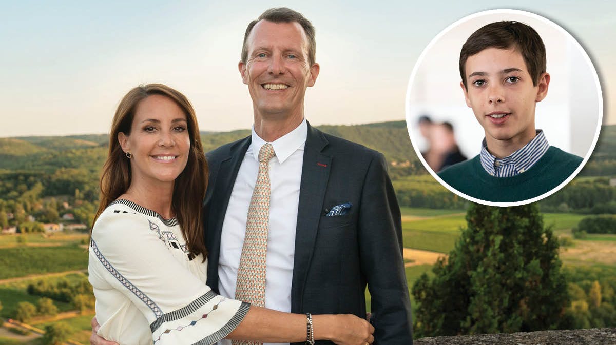 Prinsesse Marie, prins Joachim og grev Henrik.