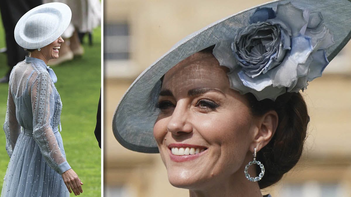 Prinsesse Catherine i ens look til Garden Party 2023 og Ascot 2019.