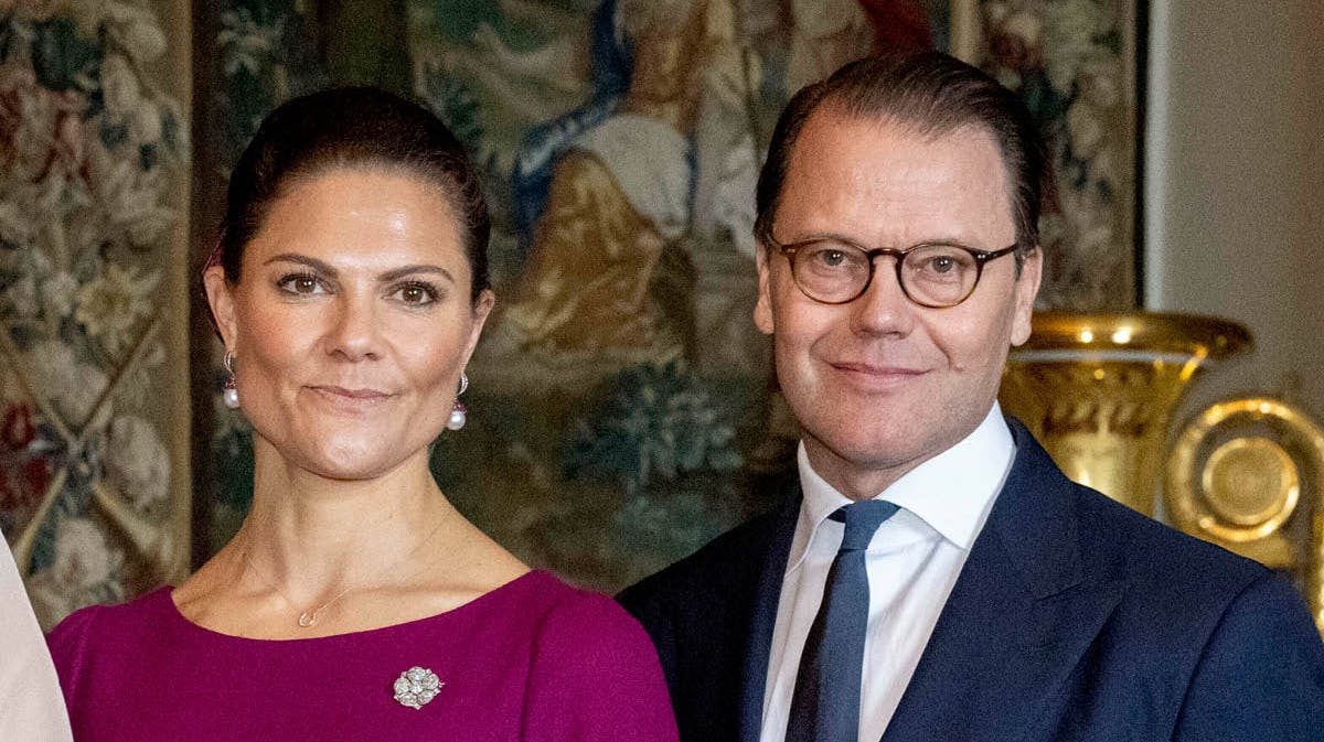 Kronprinsesse Victoria og prins Daniel. 