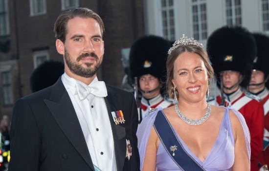 Prins Philippos og prinsesse Nina til regeringsjubilæum i Danmark i efteråret 2022.&nbsp;
