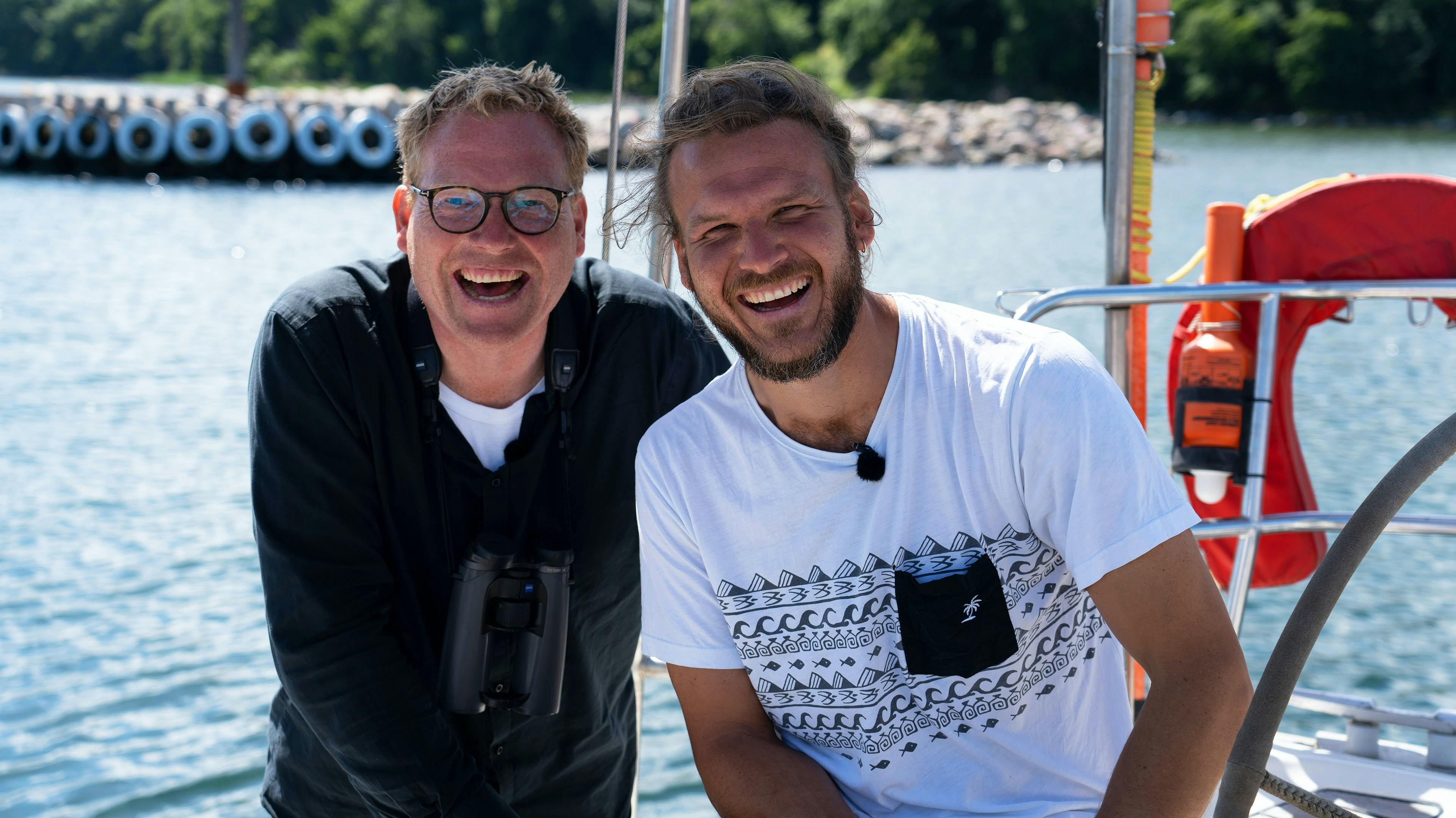 Sebastian Klein og Emil Midé Erichsen i "Min egen kurs". 