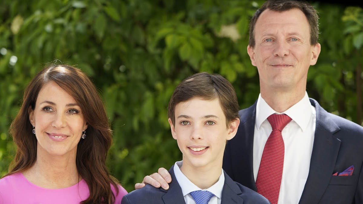 Prinsesse Marie, grev Henrik og prins Joachim. 