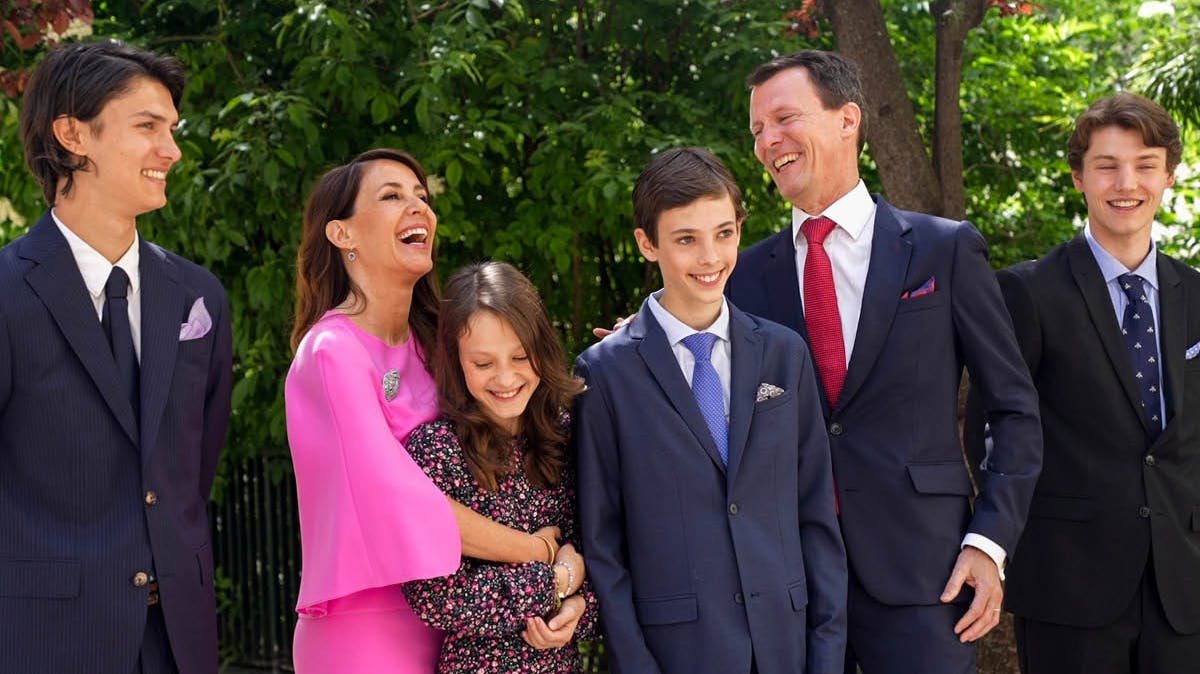 Grev Henrik og familien.