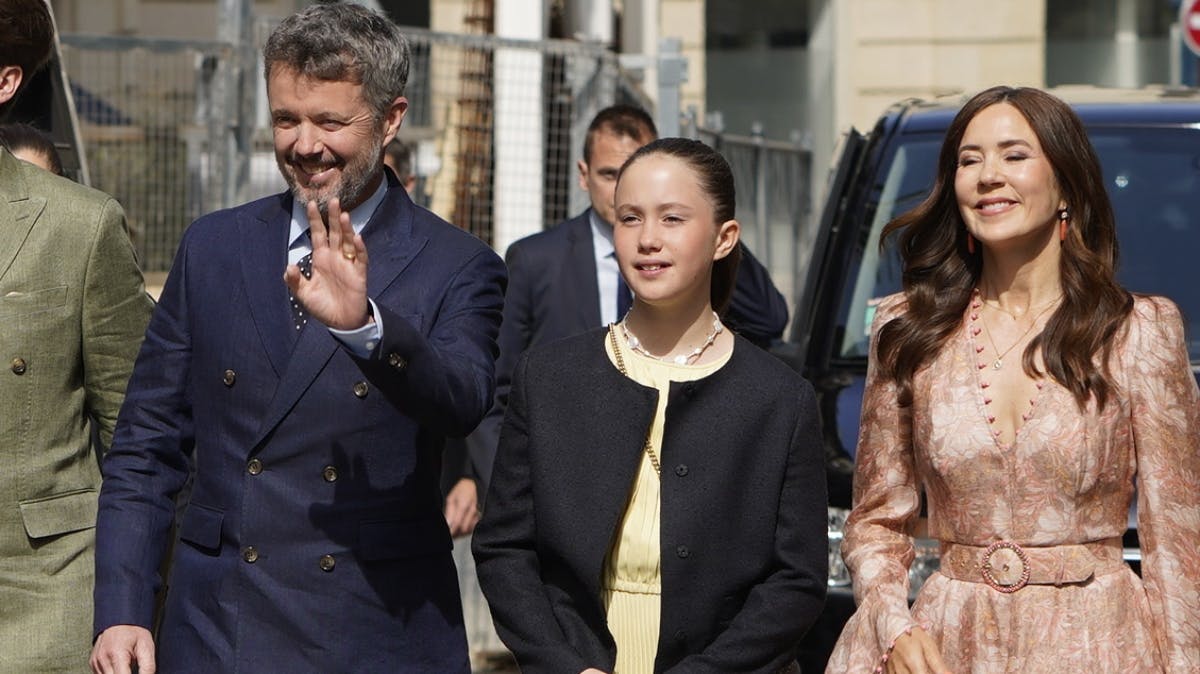 Kronprins Frederik, prinsesse Josephine og kronprinsesse Mary