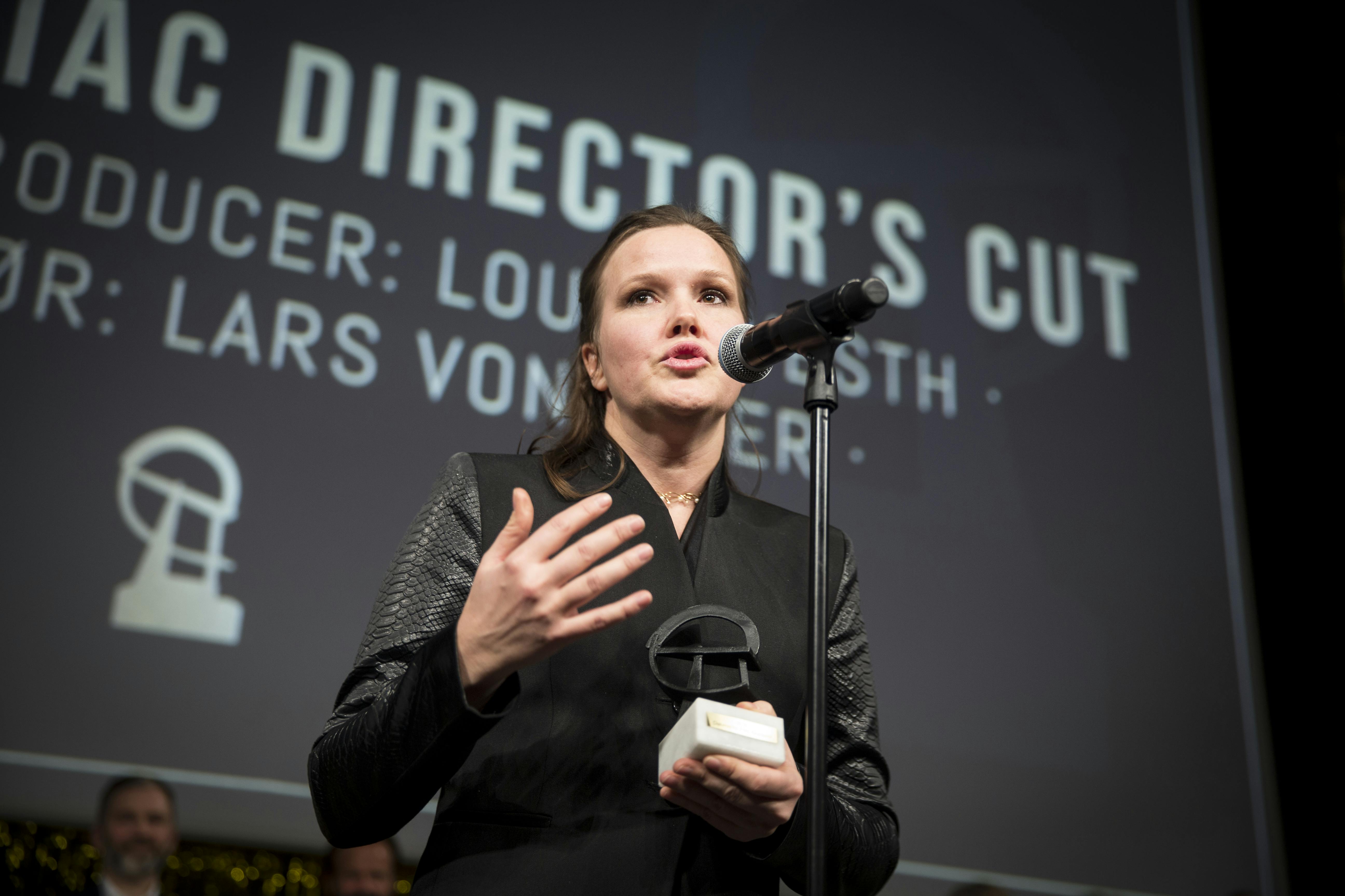 Louise Vesth til Robers Prisuddeling i 2015, hvor hun vandt flere priser for sit arbejde.&nbsp;

&nbsp;

&nbsp;
