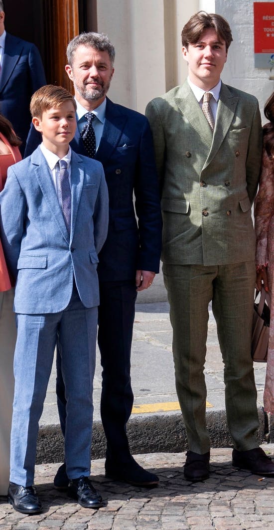 Prins Vincent, kronprins Frederik og prins Christian
