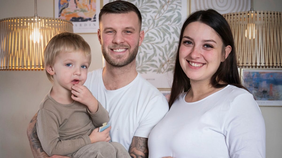 Louis, Daniel og Maria. 