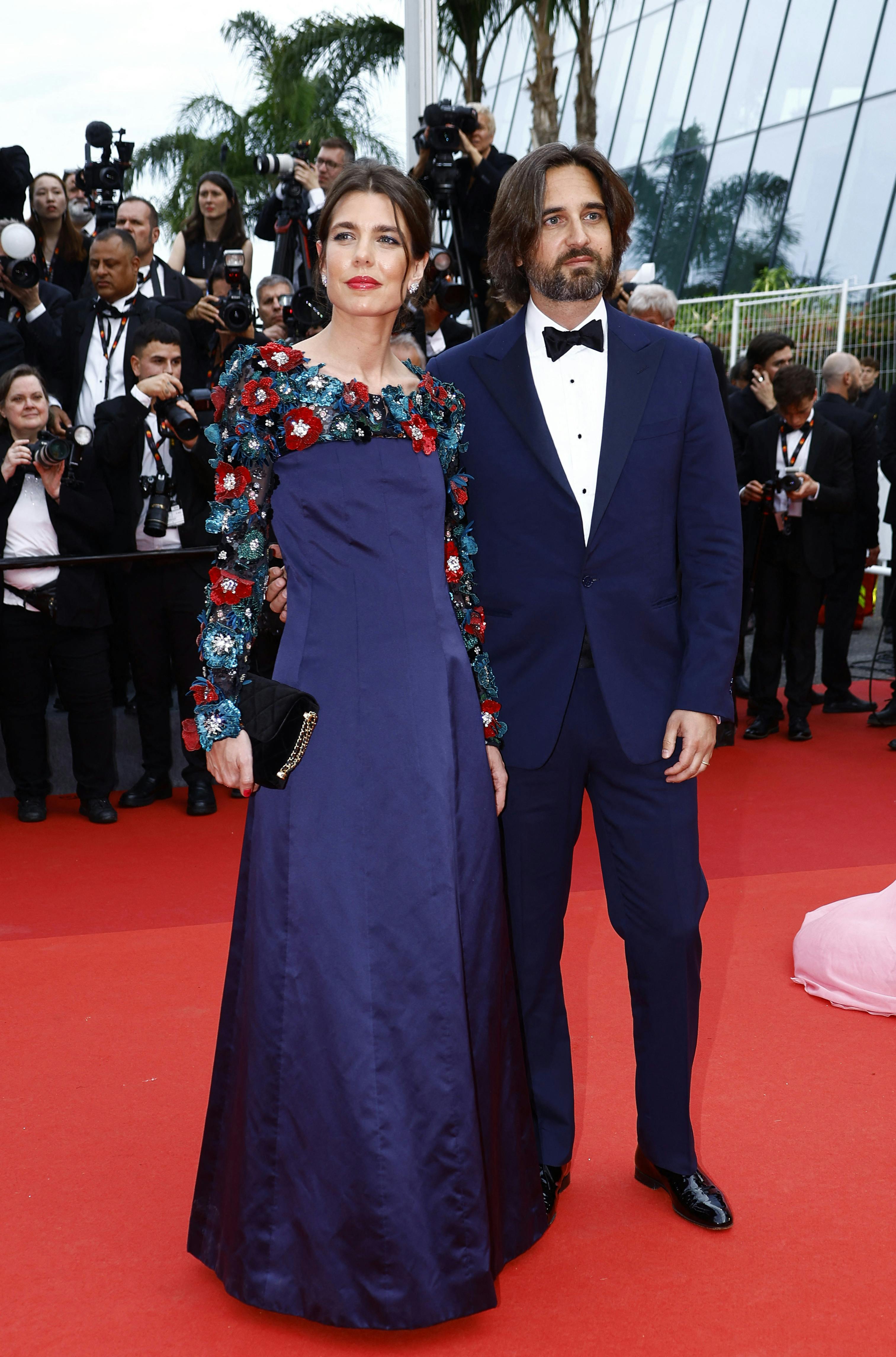 Charlotte Casiraghi og Dimitri Rassam.
