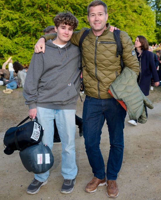 Johannes Langkilde og sønnen Andreas. 