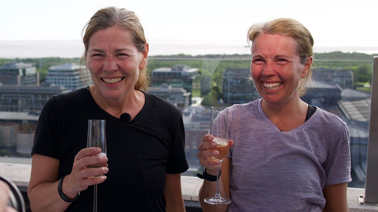 Susie og Heidi Rasmussen fra "Først til verdens ende". 