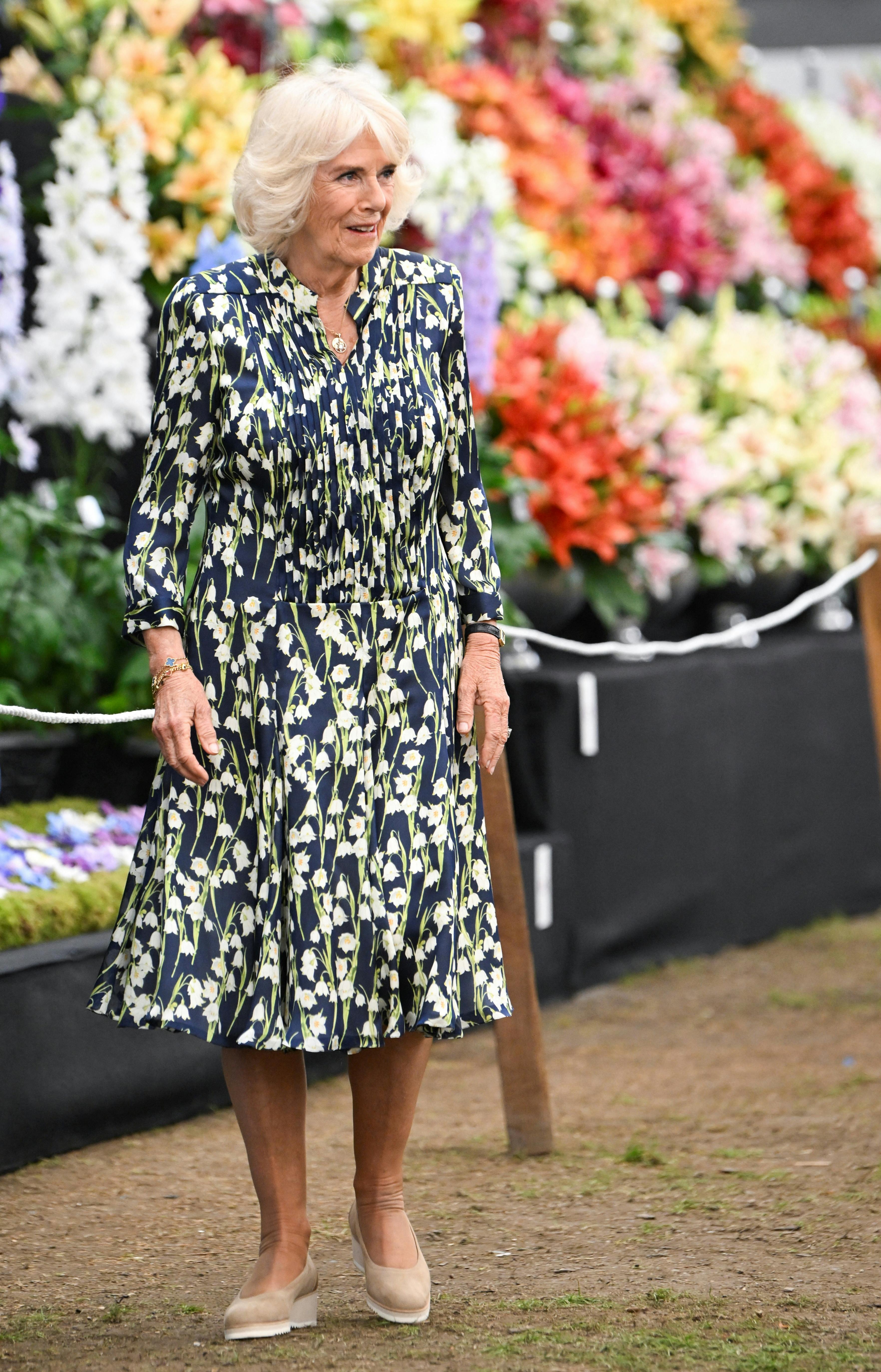 Dronning Camilla.
